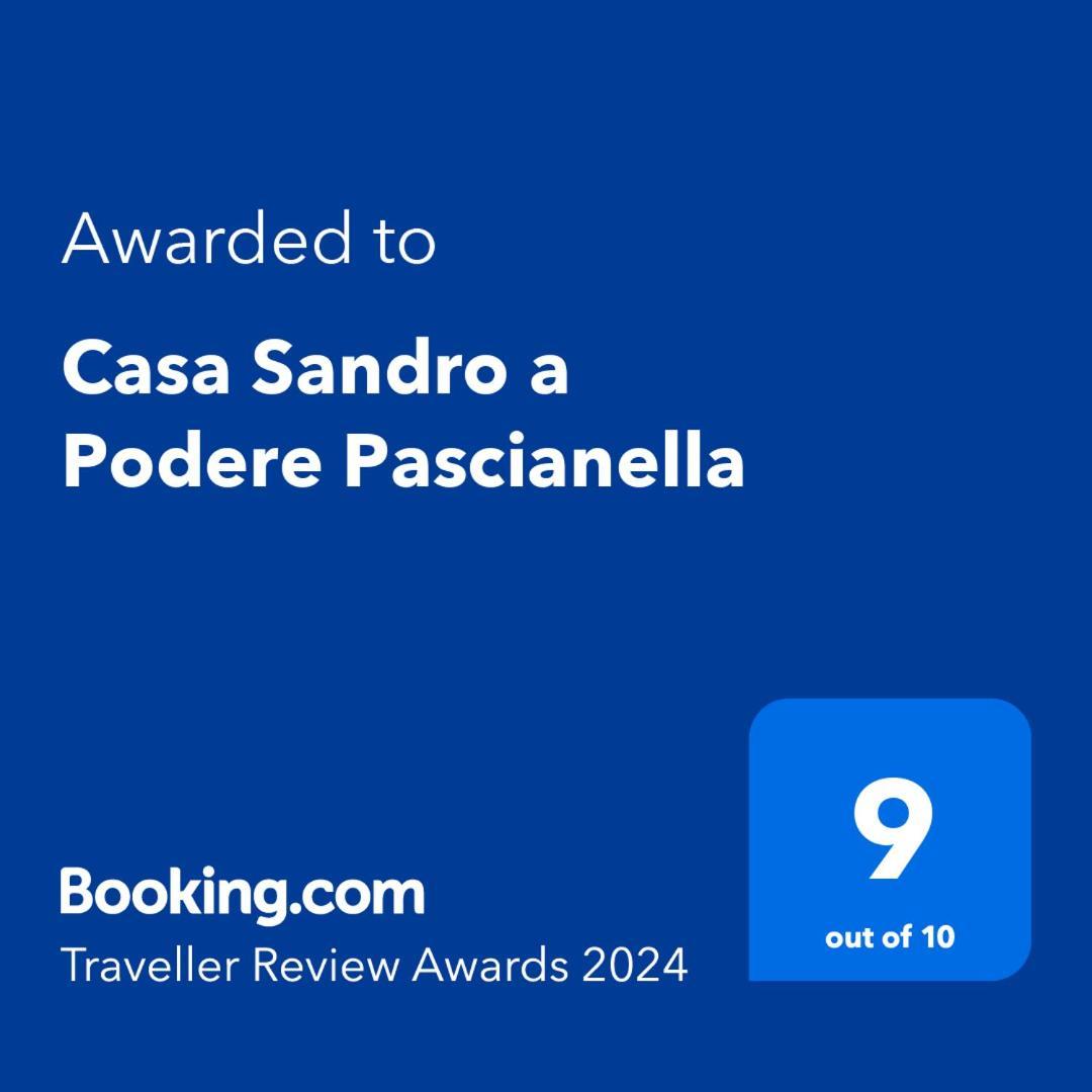 Casa Sandro A Podere Pascianella Villa Castelmuzio Bagian luar foto